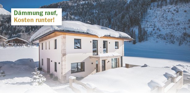 Dämmung rauf bringt's! - Weil es die Kosten senkt. Dämmung rauf bringt's! - Weil es die Kosten senkt.